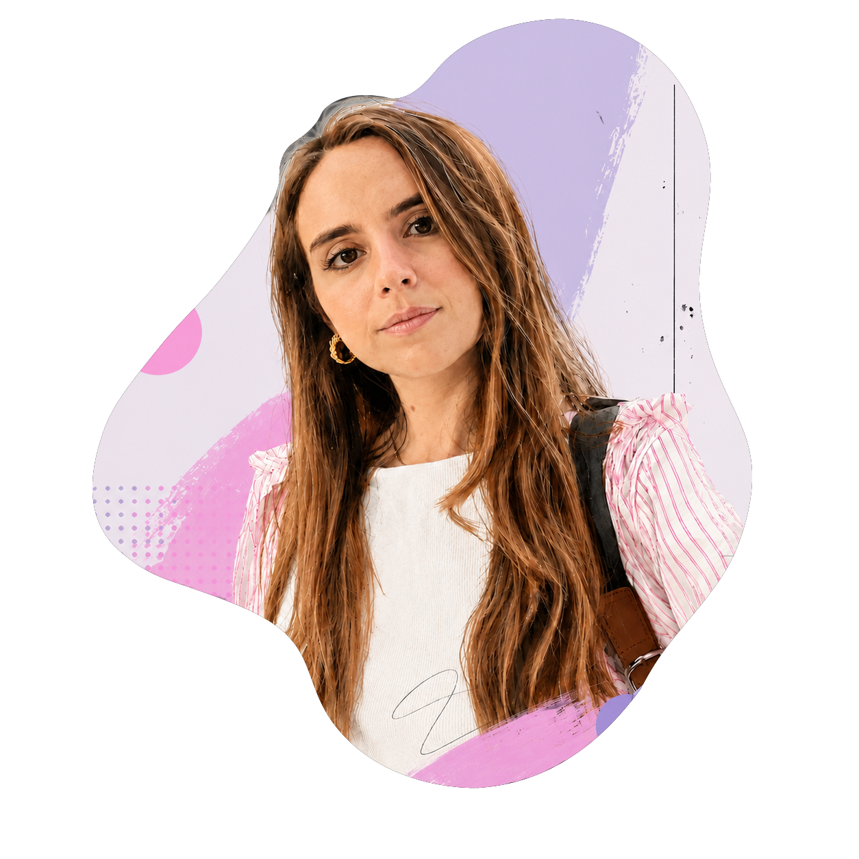 Retrato ilustrado de Julia Ruiz del Valle