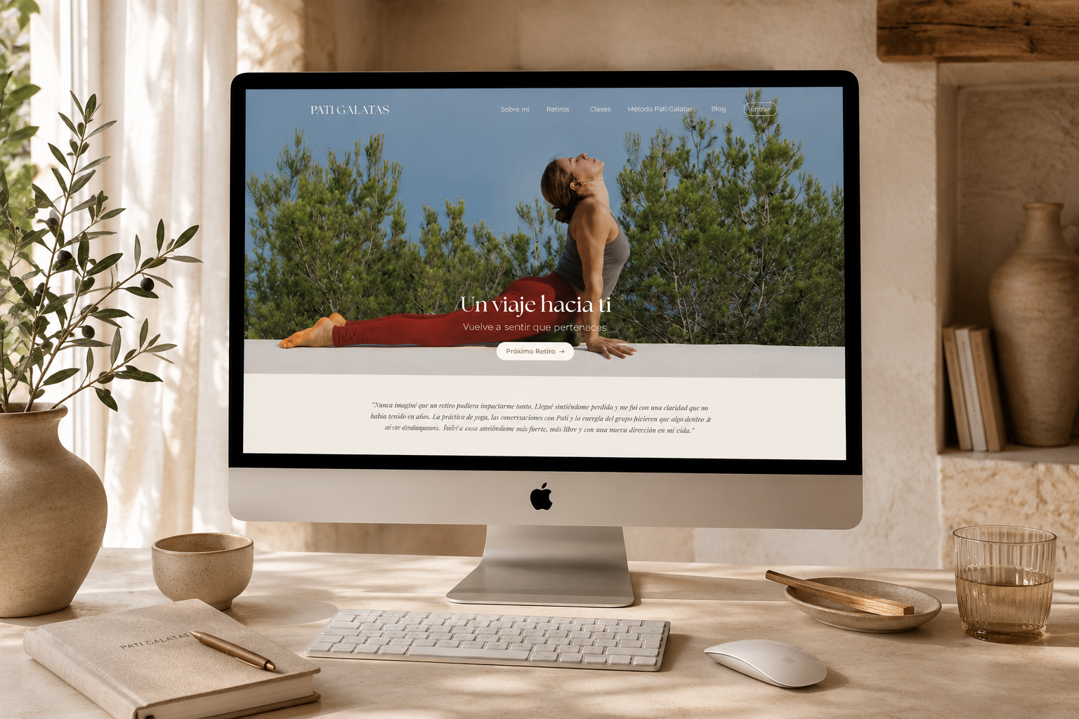Pati Galatas — Homepage editorial